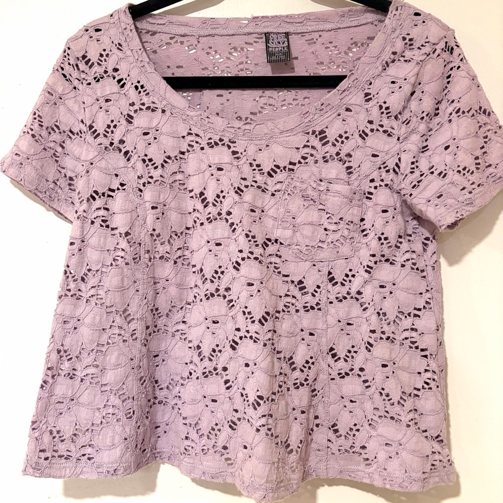 Free People Lace Crop Top